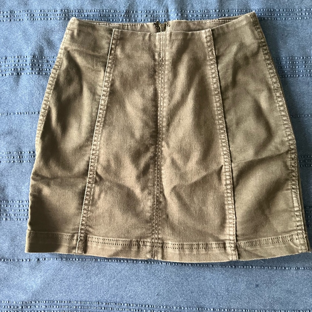 Size 0 green skirt from Free People